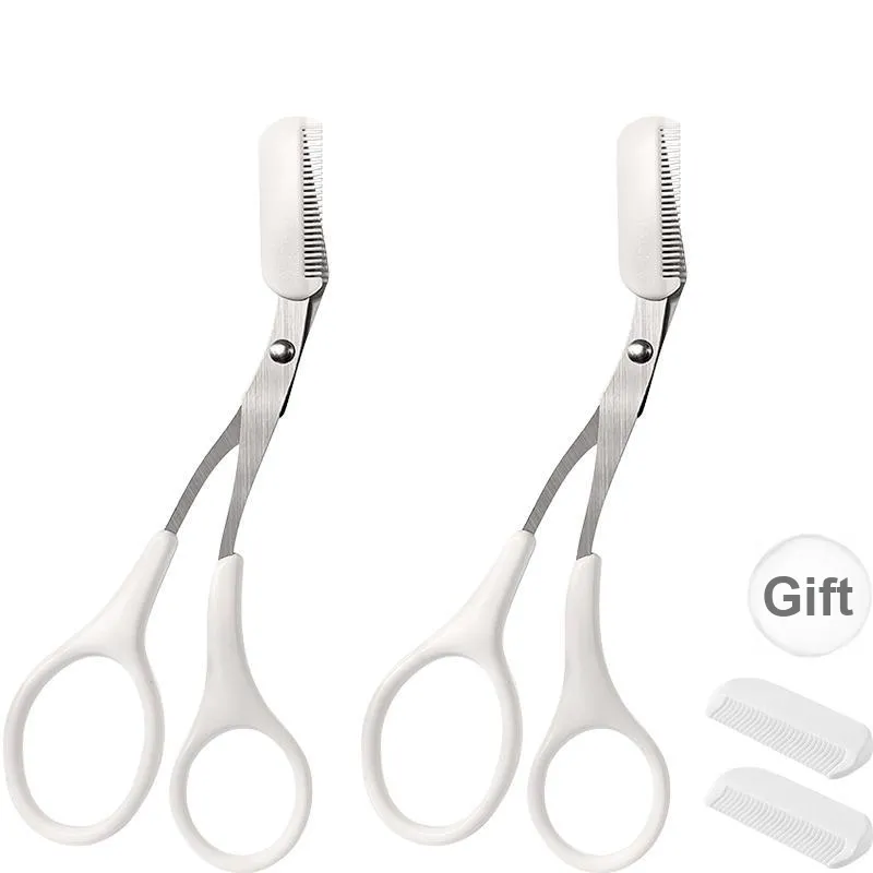 Goodgudi With Combs Eyebrow Razor-15