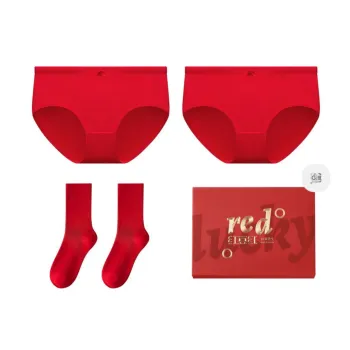 Red Bean Underwear Gift Box Women's 2 Pack