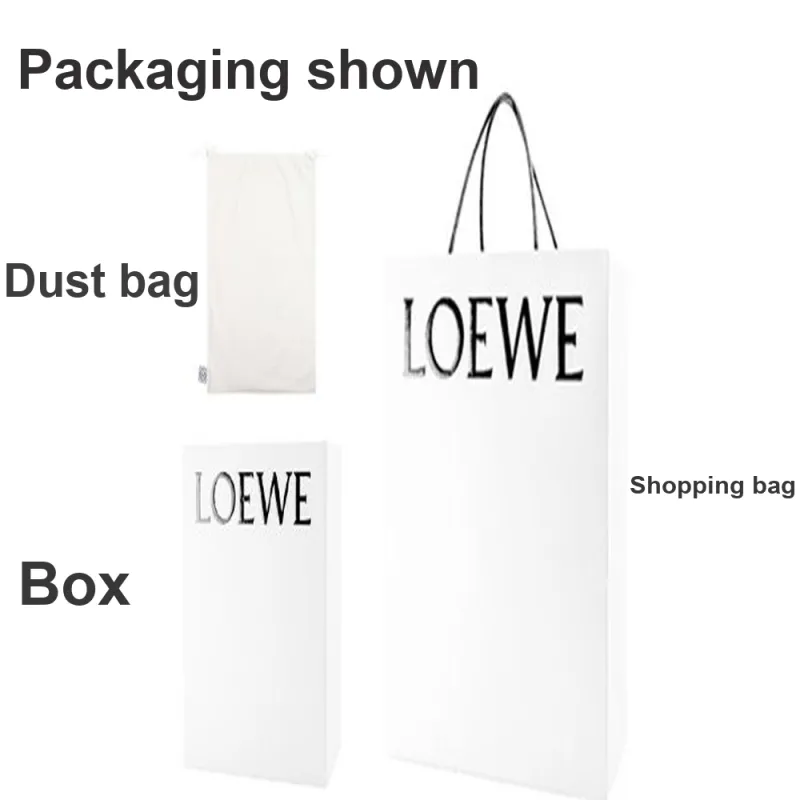 LOEWE Basket Calfskin Shoulder Bag Trumpets Women's Natural-5