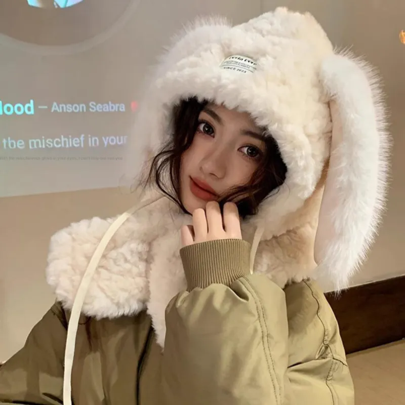 ZANC Polyester Hoods & Plush Hats Unisex Multiple Colors-1