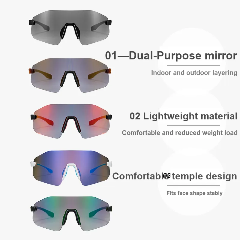 CYXUS TR90 Irregular Shape Sunglasses Unisex-2