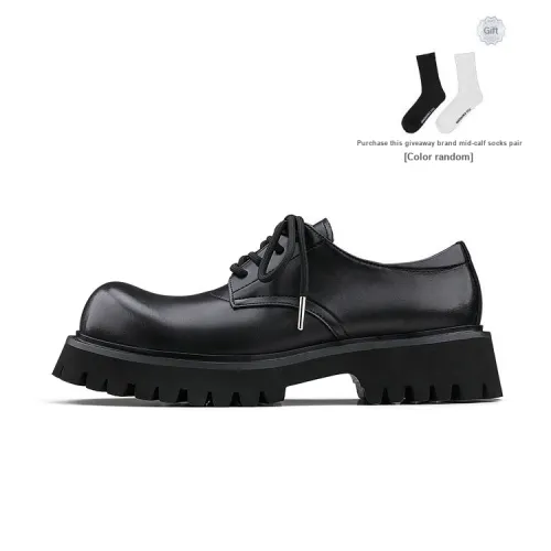 HANQIAORIJI The Abyss Series Casual Shoes Unisex Low-Top Black