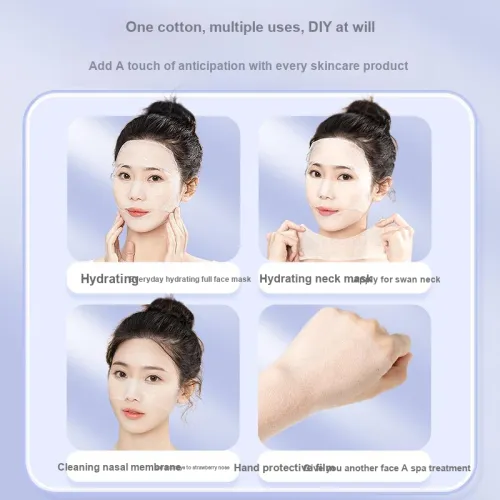 FEILINKA Stretch Wet Wrap Makeup Cotton Stretchable Hydrating 1 Box/2 Box/3 Box