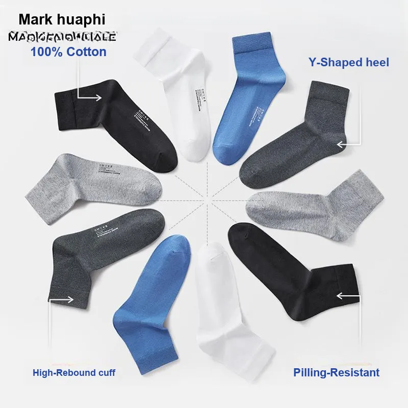 FAIRWHALE Knee High Socks Unisex 5 Pack-13