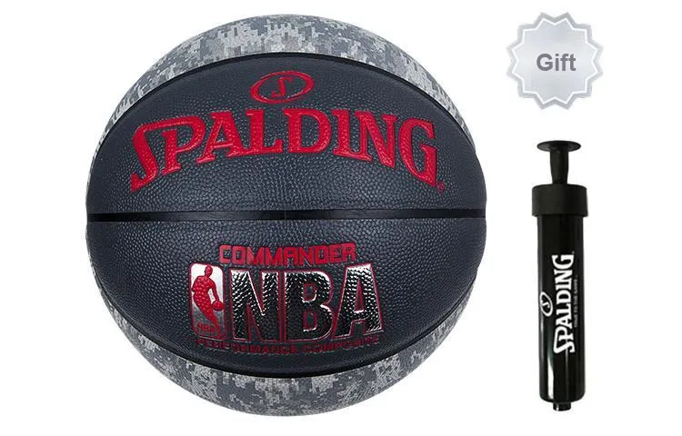 SPALDING PU Basketball Camouflage Gray Size 7 Training Unisex-4