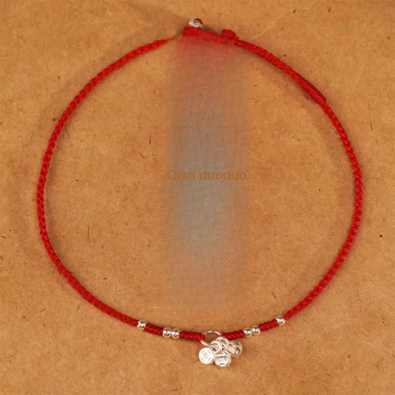 SFER 925 Sterling Silver Anklets Women's-4