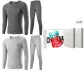 Crew Neck 2-Pack Underwear (Dark Gray+Light Gray) 100% cotton Antibacterial/Premium Gift Box Set