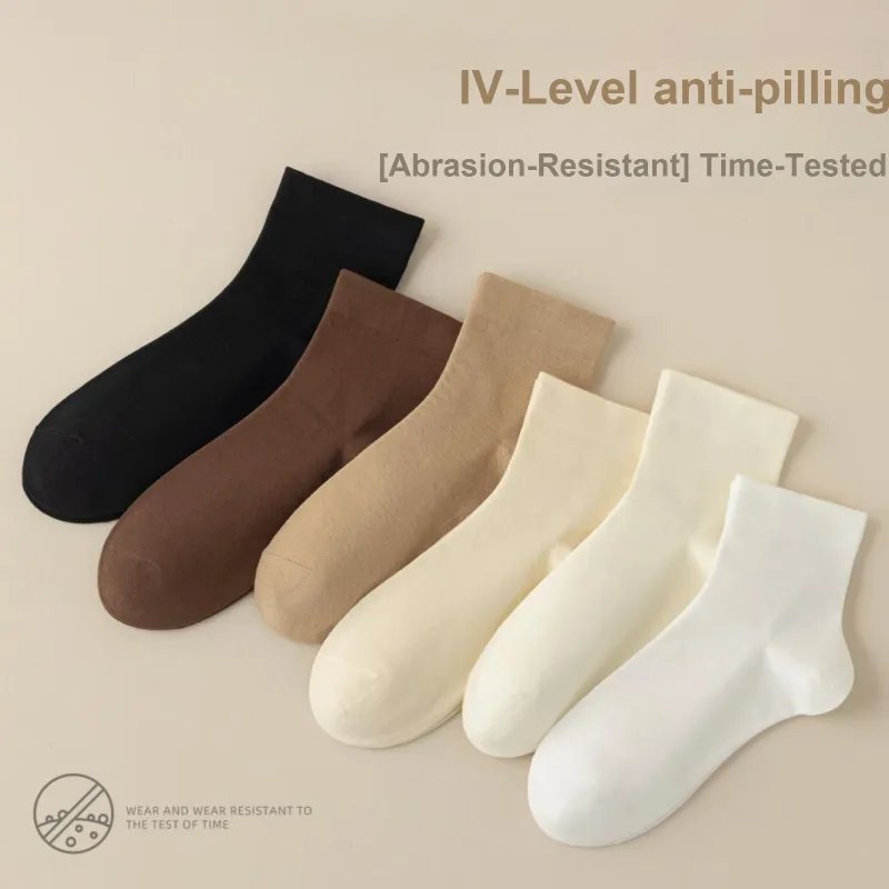 XXLLG Mid Calf Socks Women's 3 Pack-4
