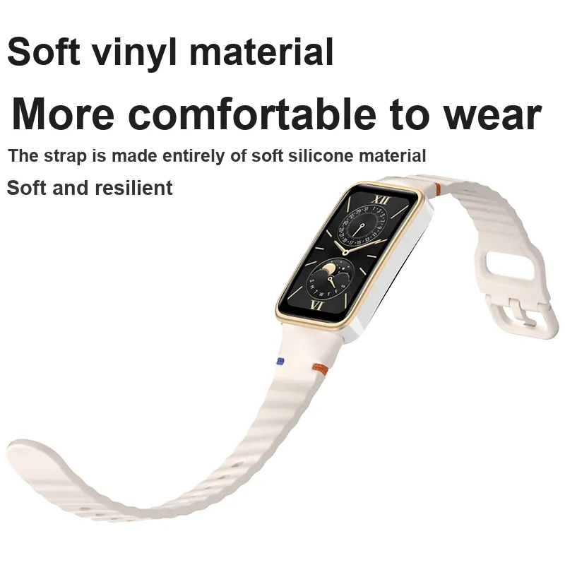 IBOANN Watch Bands Huawei Compatibility 206mm Silicone Material-15