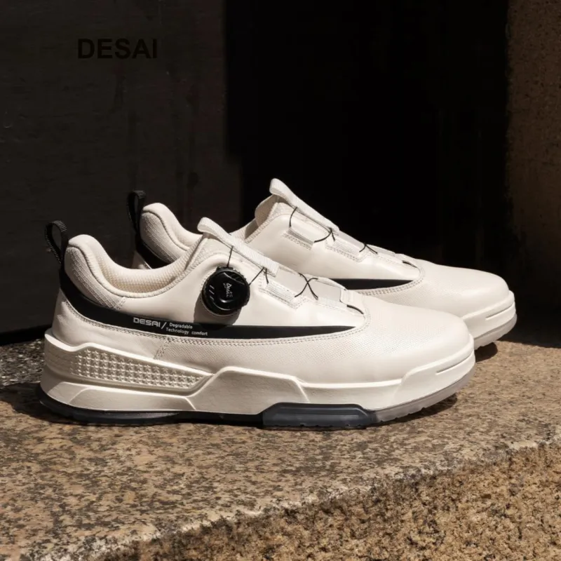Desai Low Top Casual Shoes Men's White-5