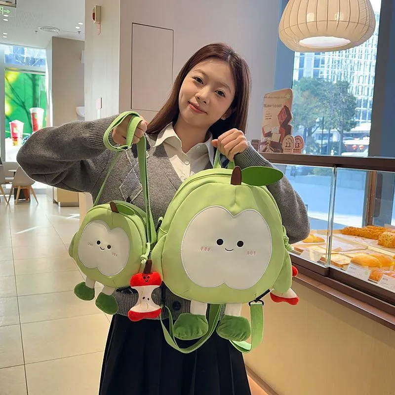 Homeboisportclub Nylon Backpack Women's Red Apple/Green Apple-7