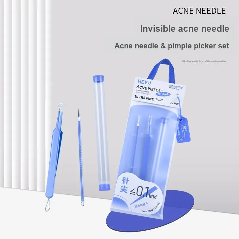 Malian Cellulose Pimple Needle Make up Tools Three Piece Set-1
