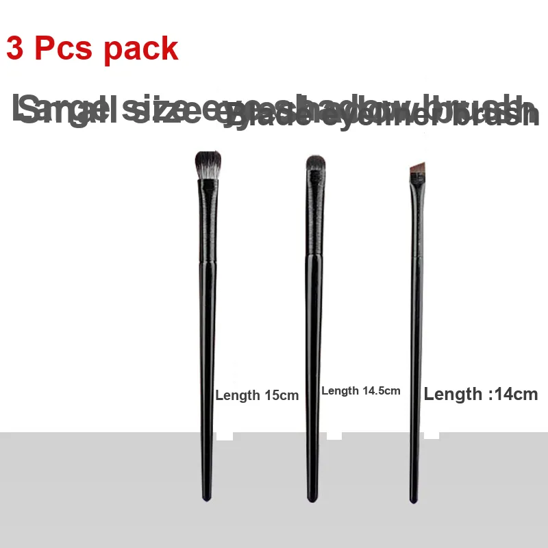 A Few More Cute Black Makeup Brushes Highlighter Detail Brush Knife Edge Eyeliner And Resting Snake Brush-1