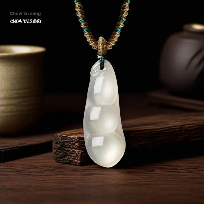 CHOW TAI SENG Natural Chalcedony Necklaces Women's-3