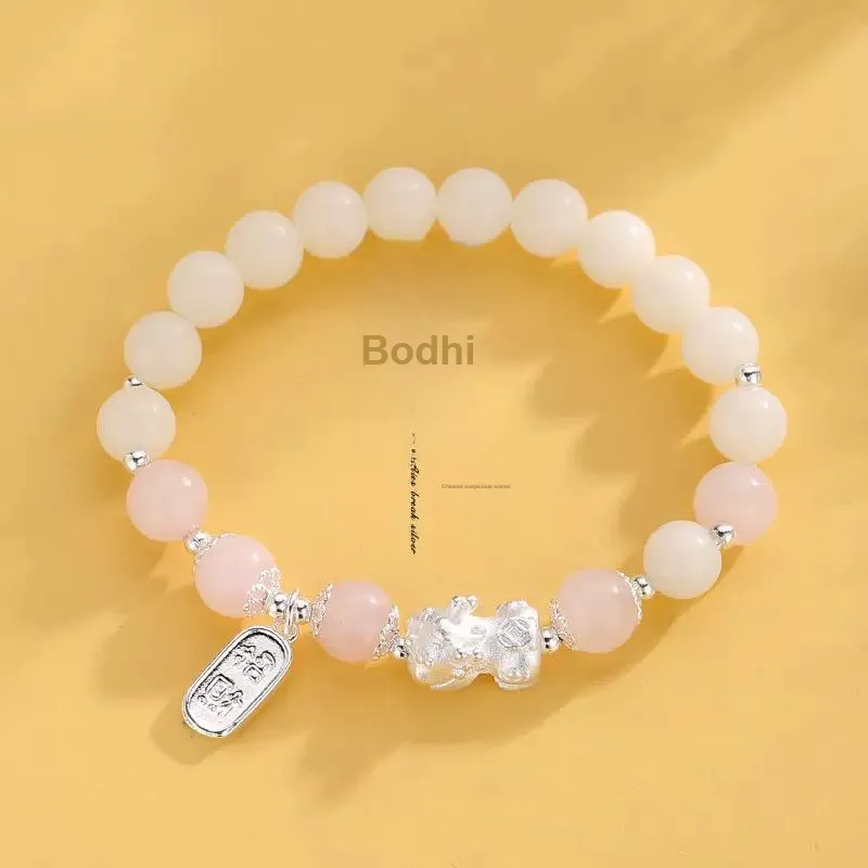 TANGSHU White Jade Bodhi Bracelets Unisex-1