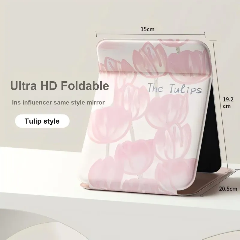 FANHUASENLIN Tulip Stand Portable Foldable Make Up Mirrors-6