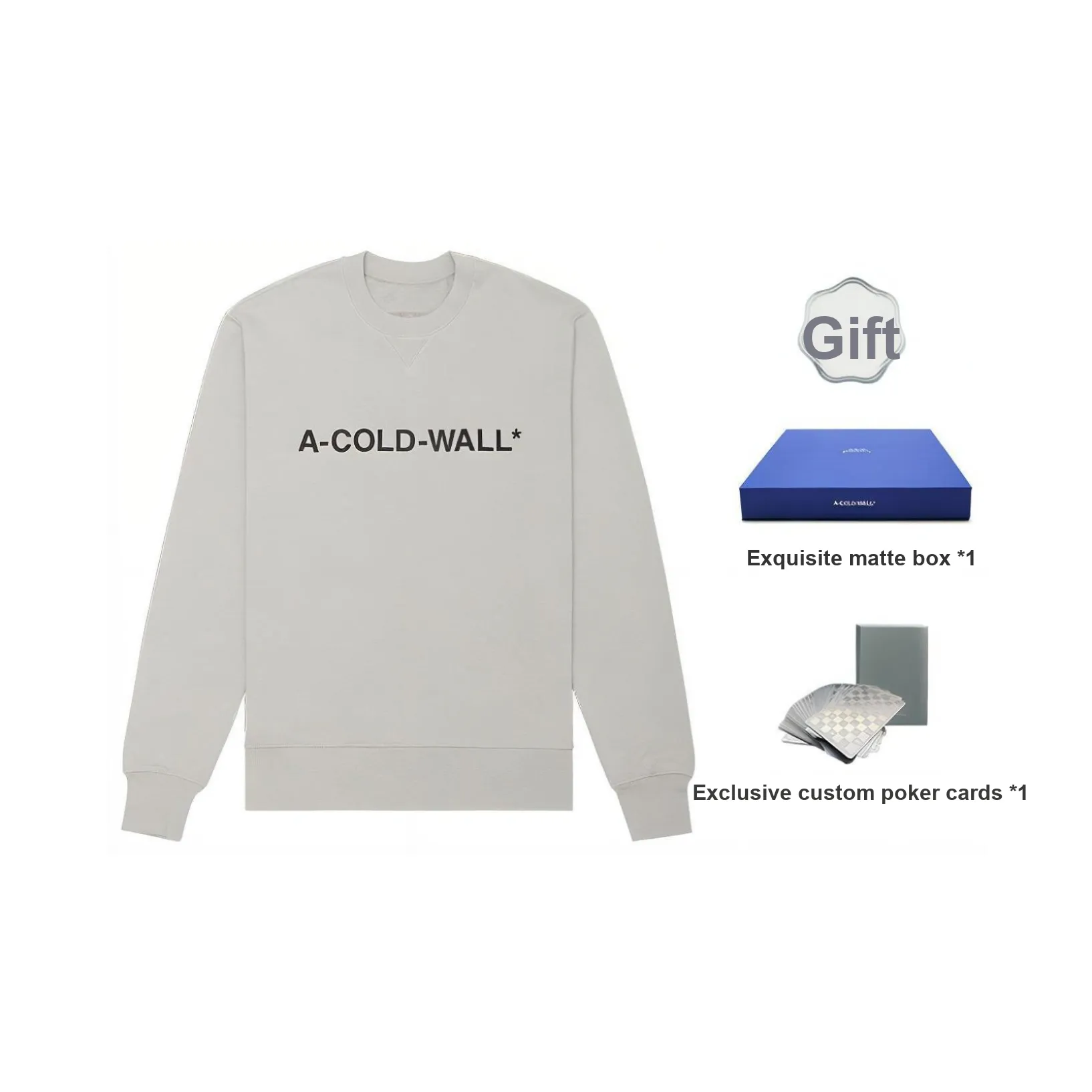 A COLD WALL* Толстовка Унисекс Light Серый