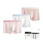 7A Grade Antibacterial Air Conditioners Pants[Apricot Yellow+White+Light Pink]3 Pack Gift Box Set