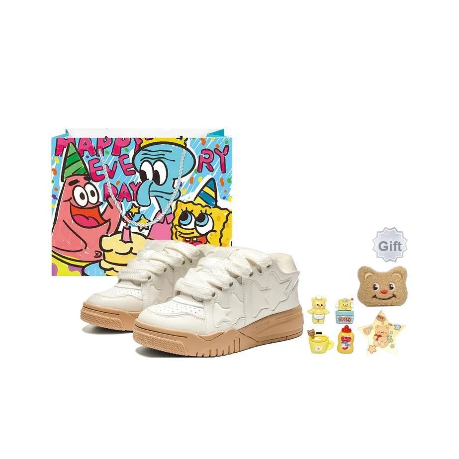 KAPPA Противоскользящие Устойчивые к истиранию Низкие Кроссовки для скейтбординга Женские Heron Перо Белый