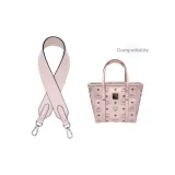 MCM Basket Bag Pink 3.8 Width 65cm with 2 Metal Protective Rings*