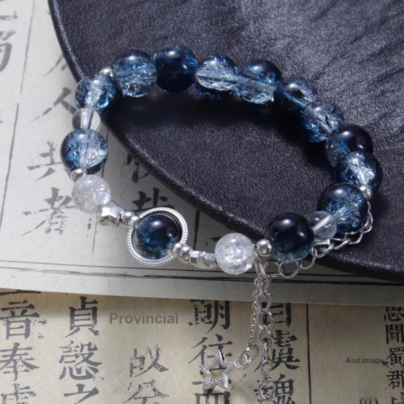 MEOBURLIY Colored Glaze Bracelets Women's-2