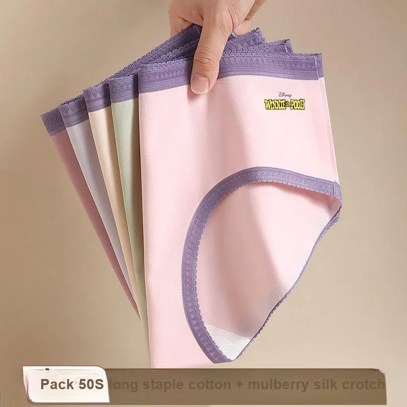 Disney 50S Seamless Cotton Underpants Women's 3 Pack Independent Packaging-4