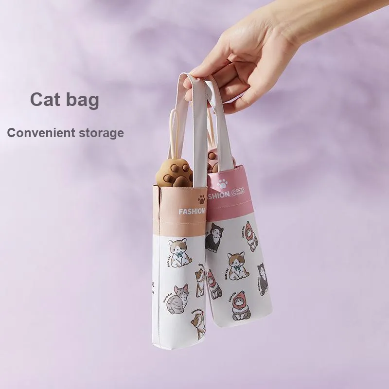 Toureba Umbrellas Beige Black Pink-8