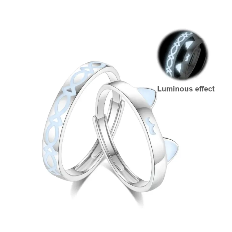 Golden Bliss S999 Fine Silver Rings Unisex-12