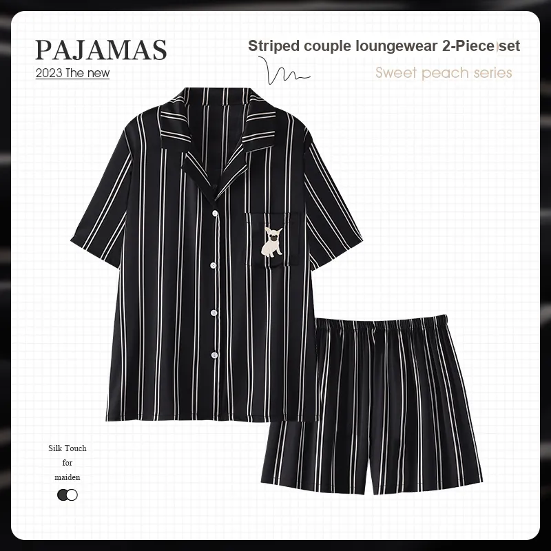 Han Ziduo Pajama Set Women's Black-1