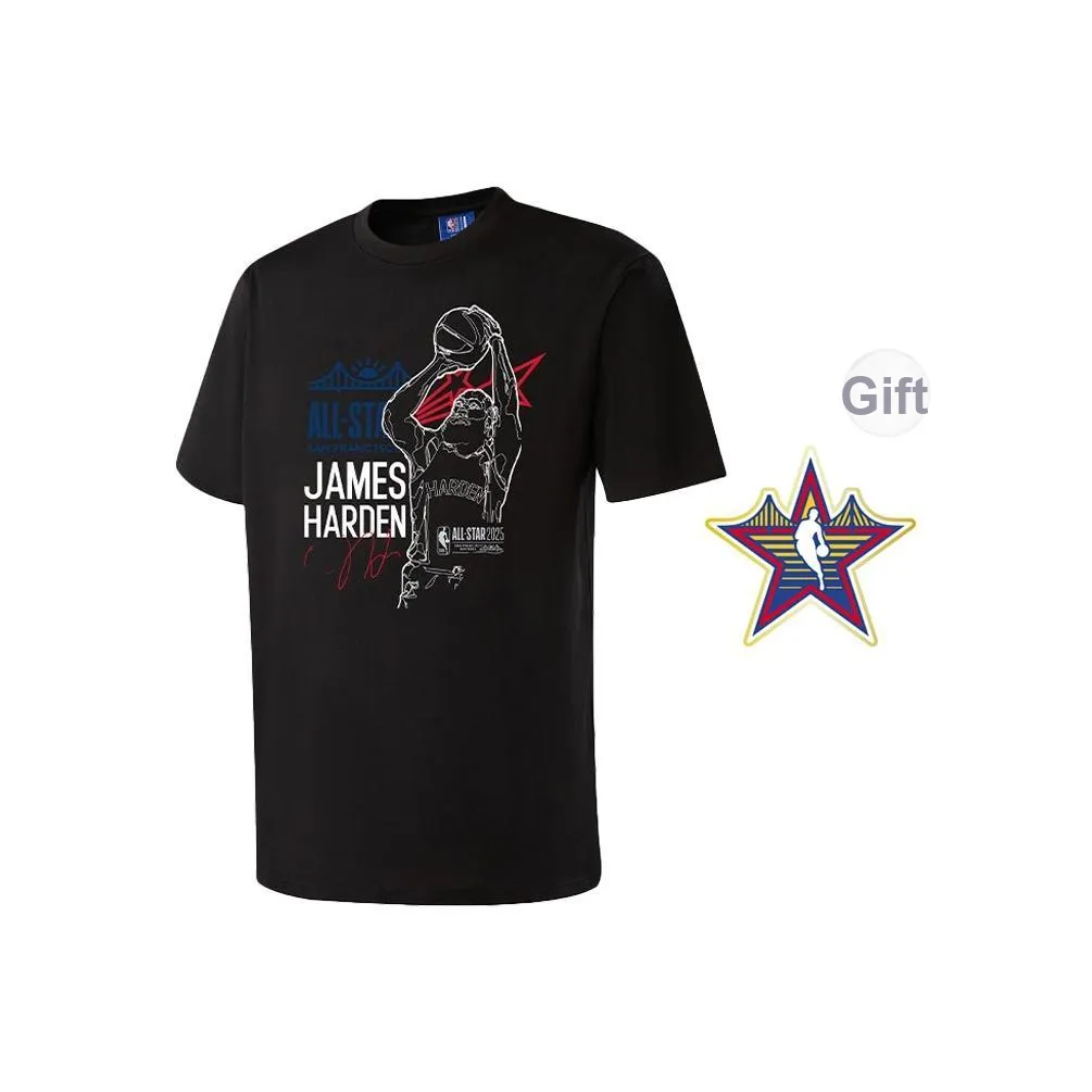 NBA All Star Harden T-Shirt Унисекс Черный