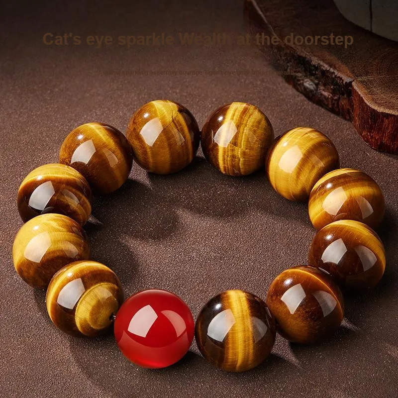 SGE Tiger's Eye Stone Bracelets Men's-3
