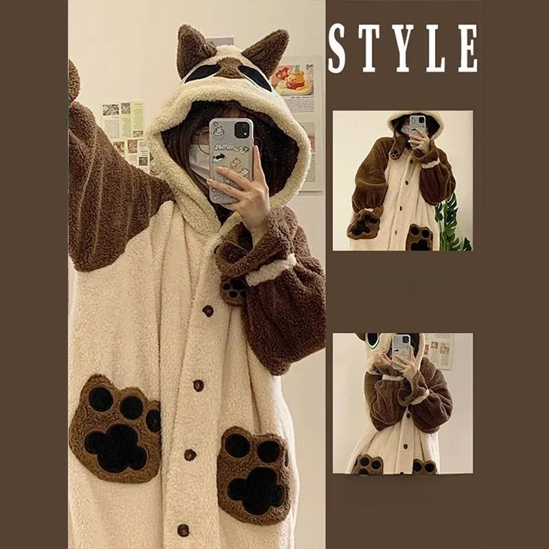 O'MESIK Pajama Set Women's Brown-2