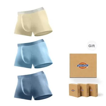 Dickies Underwear Gift Box Men's High Rebound Seamless Boxer Combo Set With No Roll Edge