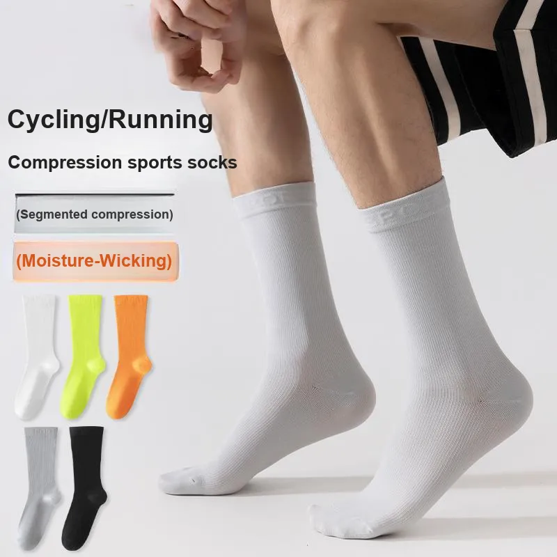 FIRS Mid Calf Socks Men's 4 Pack Mixed color Combination-20