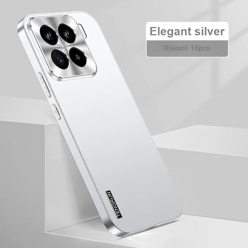 ZHUOJI Matte Material Phone Cases Extra Thin Matte Lens Fully Enclosed Compatible With Xiaomi 15-7