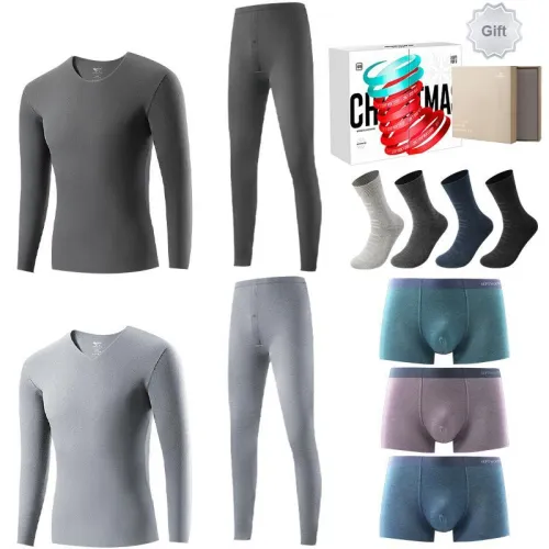 SEPTWOLVES Thermal Set Men's 10-Piece Gift Box Set