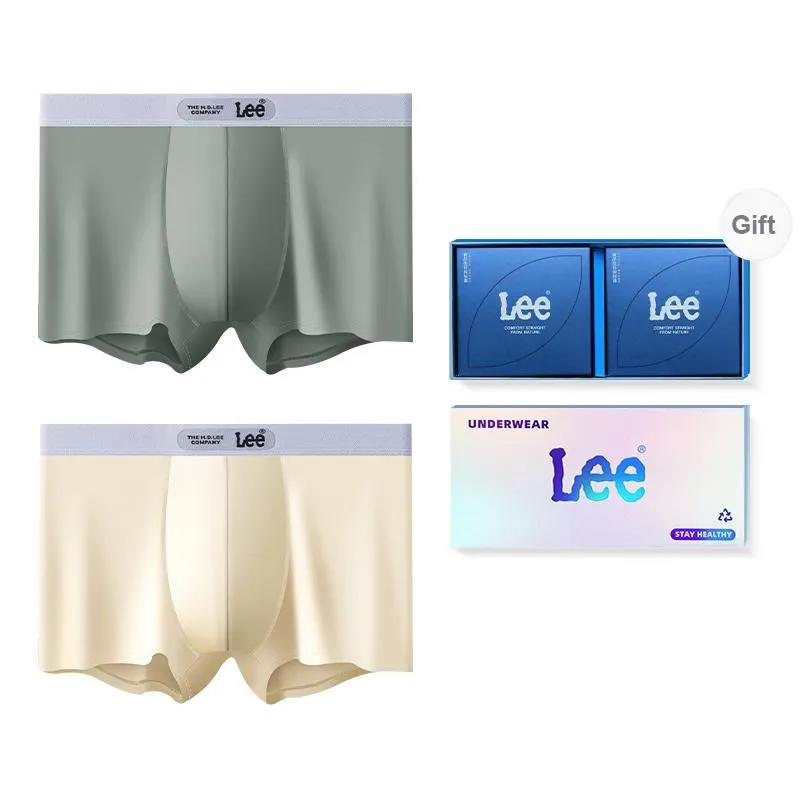 Lee Underpants Men's Gift Box Of 2 Strips-12