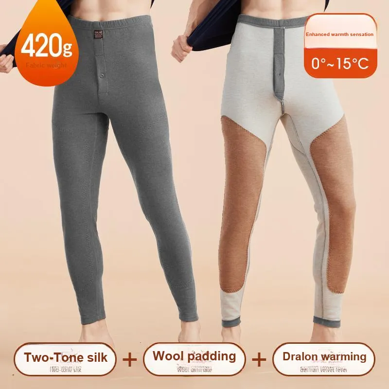 ITALAI Thermal Pants Men's Medium Gray-1