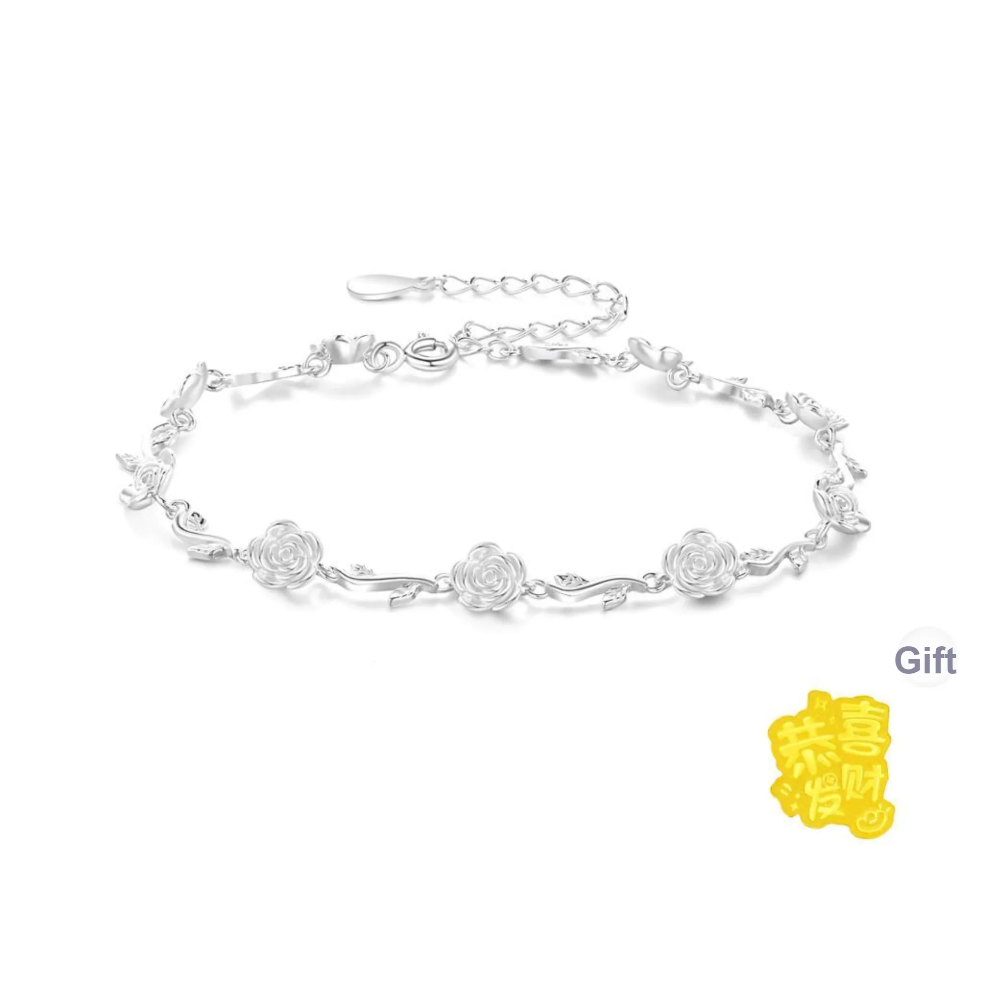 MOLADY S999 Fine Silver For Women's Bracelets Women's