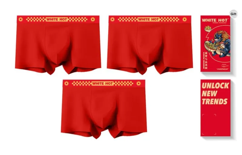 WHITE HOT Underpants Men's Gift Box Set-173