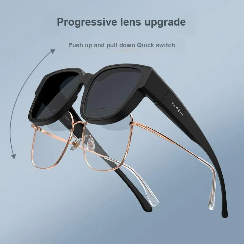 PARZIN TR90 Square Sunglasses Unisex-4