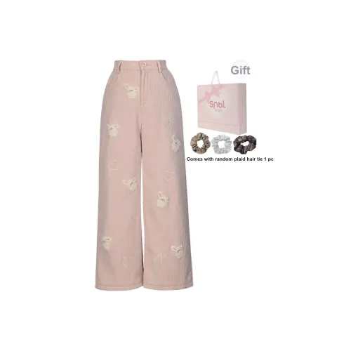 Snbl Розовые Женские Повседневные Брюки
