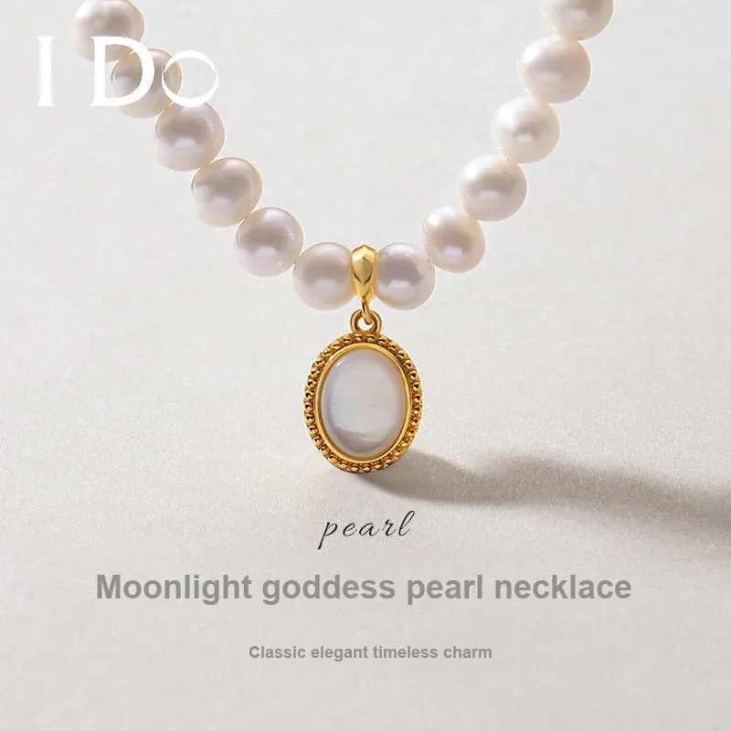 I DO Pearl Necklaces Women's-1