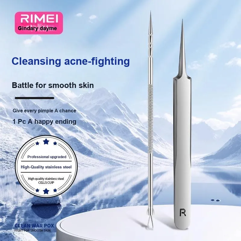 RIMEI Blackhead Extractor Tool For Pimple Removal And Acne Treatment Make up Tools