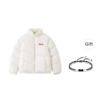 SPRAYGROUND Down Jacket Unisex Raw White
