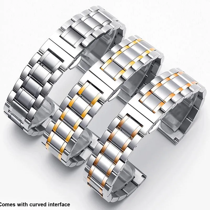 WOALMORN Tissot, Casio, Seiko, Longines, MIDO, Citizen Compatibility Watch Band Stainless Steel Material-1