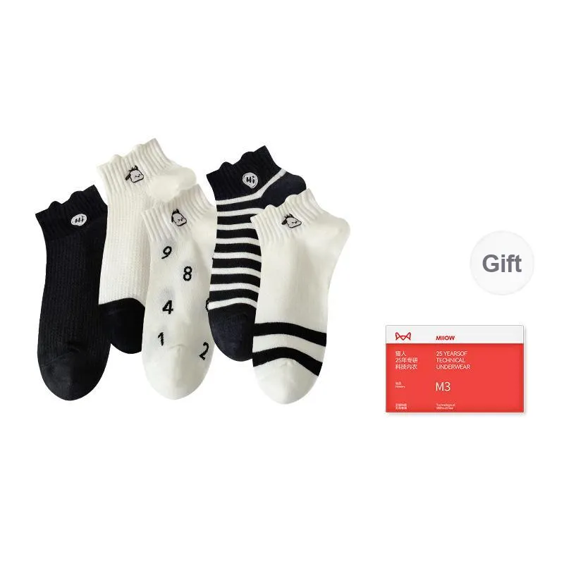 MIIOW Trend Party Series Ankle Socks Women's Shopping Bag Combo Set-9