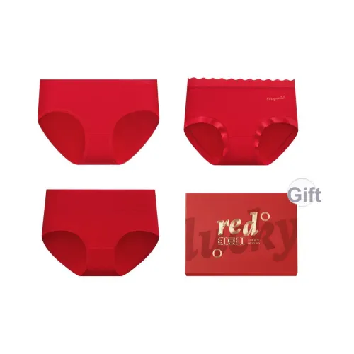 Red Bean Нижнее белье Подарочная коробка Женское 3 упаковки