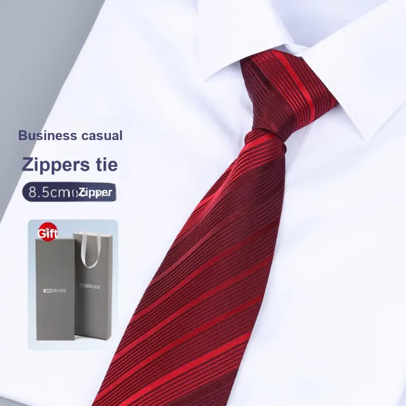 Red Bean Polyester Yi Lade Tie Men's-23