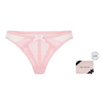 Agent Provocateur Rozlyn Bow-detail Sheer-lace Thong